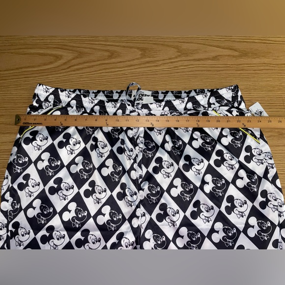 Disney Park Mickey Mouse pajama pants black & white Adult Plus Size 2X WDW Print - Picture 7 of 13